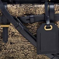 Pre Owned Reed Krakoff Black Fabric And Leather Boxer Bag