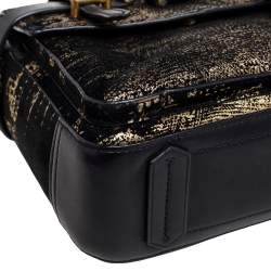 Pre Owned Reed Krakoff Black Fabric And Leather Boxer Bag