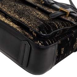 Pre Owned Reed Krakoff Black Fabric And Leather Boxer Bag