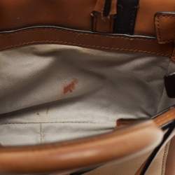 Reed Krakoff Tri Color Leather Micro Boxer Tote
