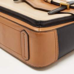 Reed Krakoff Tri Color Leather Micro Boxer Tote