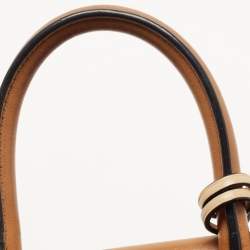 Reed Krakoff Tri Color Leather Micro Boxer Tote