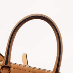 Reed Krakoff Tri Color Leather Micro Boxer Tote