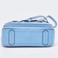 Pre Owned Reed Krakoff Blue Leather Micro Boxer Tote