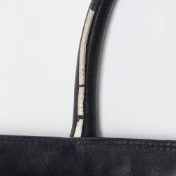 Reed Krakoff Black/White Leather Atlantique Tote