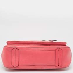 Pre Owned Reed Krakoff Red Leather Medium Boxer Tote