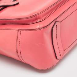 Pre Owned Reed Krakoff Red Leather Medium Boxer Tote