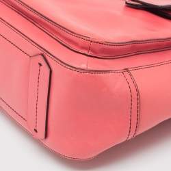 Pre Owned Reed Krakoff Red Leather Medium Boxer Tote