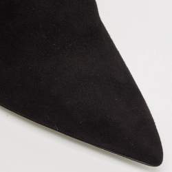 René Caovilla Black Suede Cleo Booties Size 40