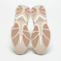 Pre Owned حذاء رياضي رينيه كوفيللا كليو بيج بشبك قماش بدون رباط مقاس 40