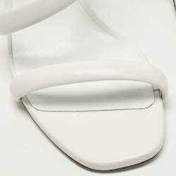 مملوكة مسبقًا صندل رينيه كوفيللا كليو ساتان أخضر مزخرف كريستال مقاس 40