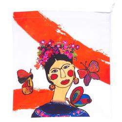 Pre Owned Mahaweb Frida Kahlo Design Limited Edition Shoe Box & Dust Bag for Rene Caovilla