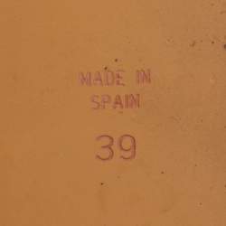 مملوكة مسبقًا حذاء إسبادريل فلات رينيه كوفيللا شام�واه أزرق فاتح مزخرف كريستال مقاس 39