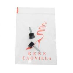 Pre Owned René Caovilla Black Satin Embellished Sandals Size 39