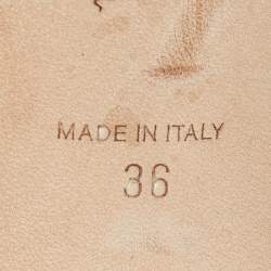 Pre Owned René Caovilla Silver Crystal Embellished Satin Cleo Sandals Size 36