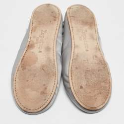 Repetto Grey Satin Sophia Ballet Flats Size 40