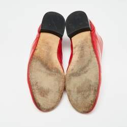 Repetto Red Patent Leather Slip On Derby Size 39