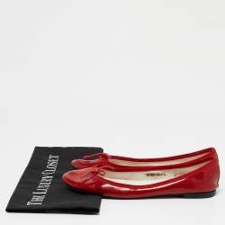 Repetto Red Patent Leather Ballet Flats Size 39