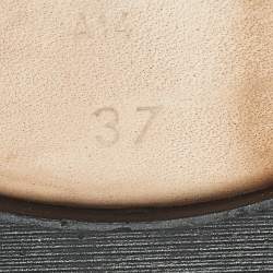 Pre Owned Repetto Brown Suede Bow Ballet Flats Size 37