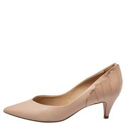Repetto Beige Leather Pointed Toe Pumps Size 38