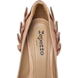 Repetto Beige Leather Pointed Toe Pumps Size 38