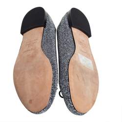 Repetto Glitter Fabric Ballet Flats Size 37