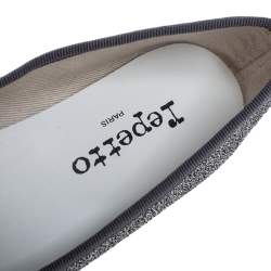 Repetto Glitter Fabric Ballet Flats Size 37