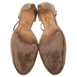 Repetto Beige Suede T-strap Pumps Size 40