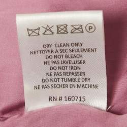 مملوكة مسبقًا فستان قصير بكتف واحد مرصع بالترتر أرجواني ريتروفيتي مقاس صغير جدًا