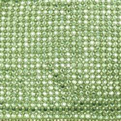 مملوكة مسبقًا طقم توب وتنورة ريتروفتي أخضر كريستال مقاس صغير جداً (إكسترا سمول)