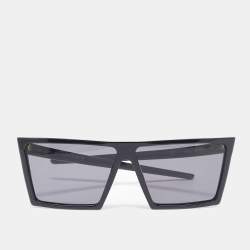 By RetroSuperFuture Black Rectangle Tinted Sunglasses 