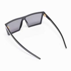 By RetroSuperFuture Black Rectangle Tinted Sunglasses 