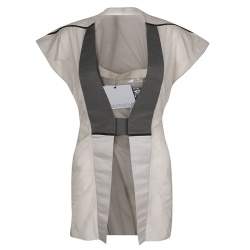 Rick Owens Colorblock Nylon Carapace Cap Sleeve Vest S