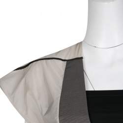 Rick Owens Colorblock Nylon Carapace Cap Sleeve Vest S