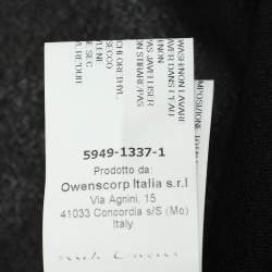 Rick Owens Black Stretch Knit Cardigan M