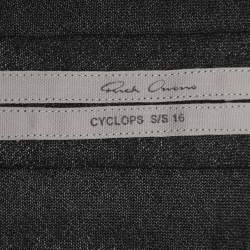 Rick Owens Black Stretch Knit Cardigan M