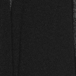 Rick Owens Black Stretch Knit Cardigan M