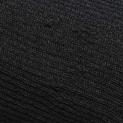 Rick Owens Black Stretch Knit Cardigan M