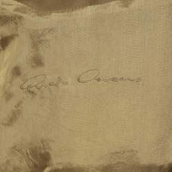 Pre Owned Rick Owens Fern Green Leather Draped Zip-Up Jacket M