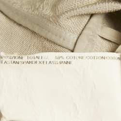 Pre Owned Rick Owens Pearl Green Zip-Up Off-Shoulder Top L