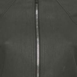 Pre Owned Rick Owens Midnight Blue Denim Fitted Top M