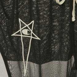 Pre Owned شورت ريك أوينز مع تشامبيون شفاف تول أسود مقاس ميديم (متوسط)