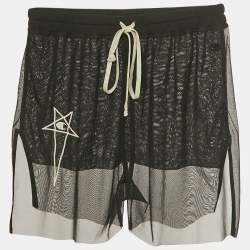 Pre Owned شورت ريك أوينز مع تشامبيون شفاف تول أسود مقاس ميديم (متوسط)