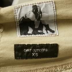 مملوكة  مسبقًا قميص وسروال ريك أوينز دنيم بيج بلاتينيوم بمهمل XS