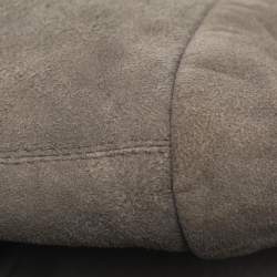 Pre Owned جاكيت ريك اوينز قصير سويدي رمادي متوسط