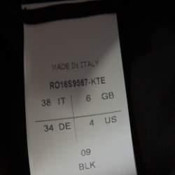 Rick Owens Black Harness Detail Sleeveless Tunic S