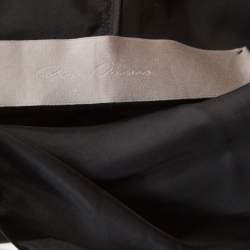 Rick Owens Black Harness Detail Sleeveless Tunic S