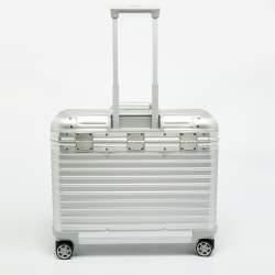 Pre Owned Rimowa Pilot Silver Aluminium Suitcase