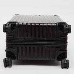 Pre Owned Rimowa Black Polycarbonate Essential Cabin S Luggage 45