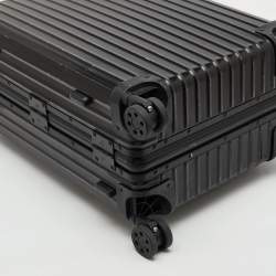 Pre Owned Rimowa Black Polycarbonate Essential Cabin S Luggage 45